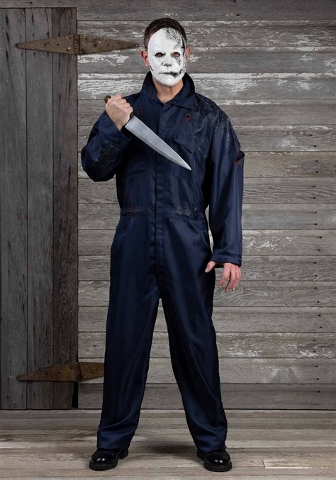 good michael myers costume|halloween kills michael myers jumpsuit.